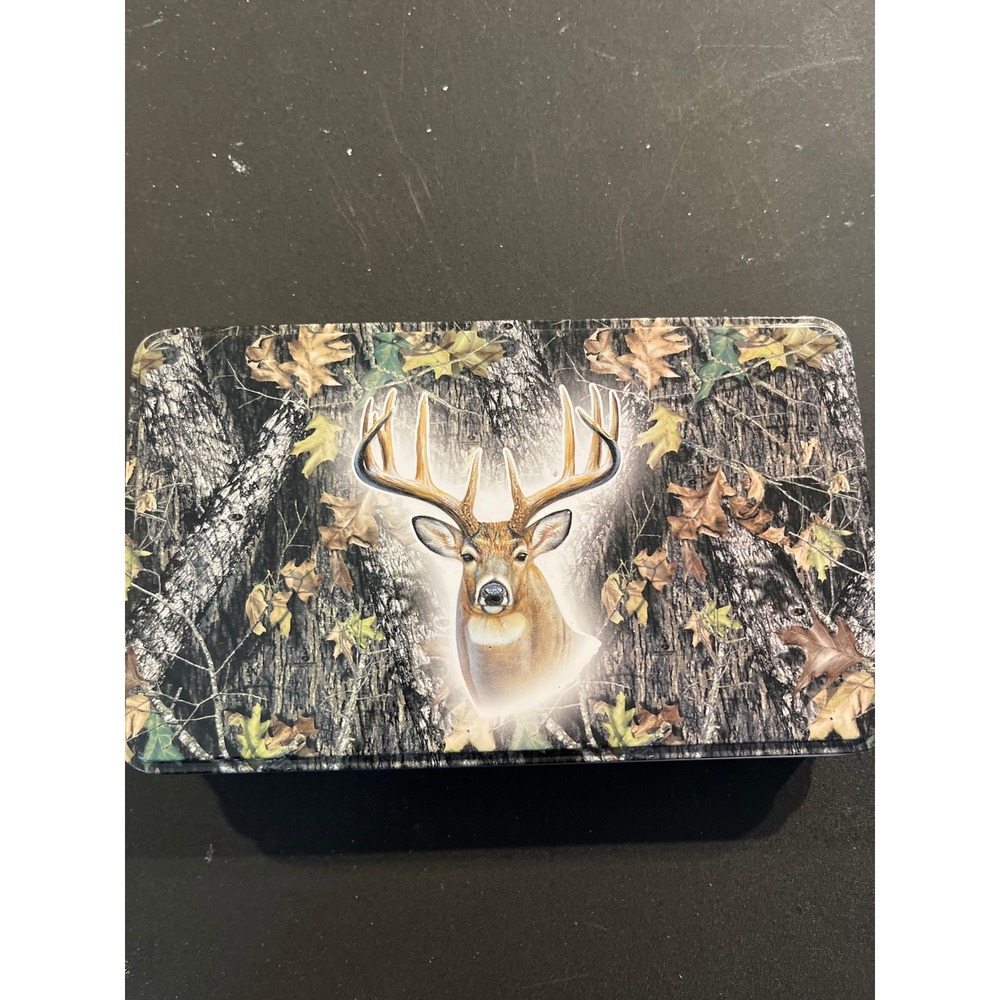 Wildlife‎ Deer Camouflage Playing Cards and Dice Game Set in Collector Tin